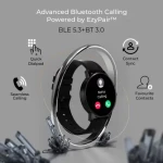 beatXP Vector 1.30'' HD Display, BT Calling with Health Tracking & AI Voice Assistant Smartwatch