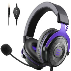 EKSA E900 Purple Noise Cancelling Stereo Gaming Headset