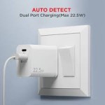 Boat WCD 22.5 Watts QCPD Travel Charger with USB Type C Cable, White