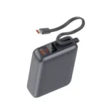 QCY PB20A 20000mAh 45W Power Bank with Built-in Type-C Cable