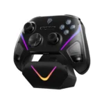 EasySMX D10 gaming controller with next-gen TMR sticks, Elite 2-way trigger locks, and charging dock