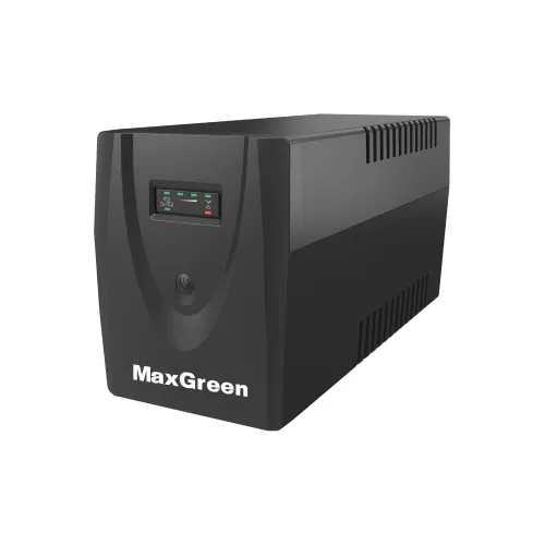 Maxgreen 1200VA UPS with 2x 7Ah batteries and automatic voltage regulation