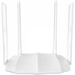 Tenda AC5 dual-band router with 4 high-gain antennas and smart management